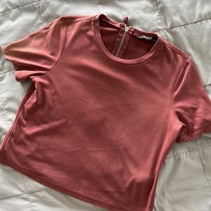 Zara baby suede t-shirt